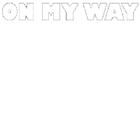 On My Way Running Sticker by Fluffey