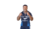 Celebration Smile Sticker by Montpellier Hérault Rugby