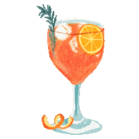 Happy Hour Cocktails Sticker by Vicky&Nico