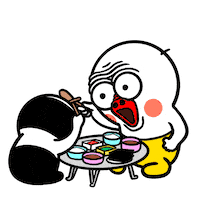 Shout Meal Sticker by kwaesam