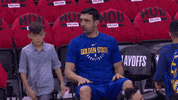 getting loose golden state warriors GIF by NBA
