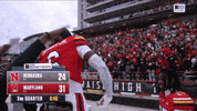 Maryland Football Celebration GIF by Maryland Terrapins