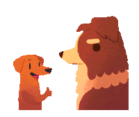 dog STICKER by Olivia Huynh