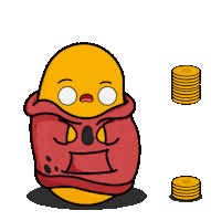 Shocked Money Sticker by lilpotates