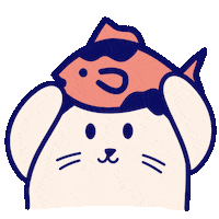Koi Otters Sticker by OtterHalf