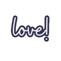 Just Love Sticker by Ulka Rocks