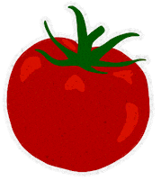 Pizza Tomato Sticker by C'est par là