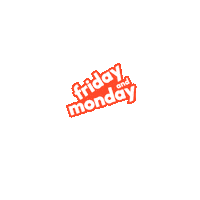 fri_n_mon logo fm fridaynmonday Sticker