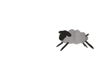 Sleep Clouds Sticker by Lara Paulussen