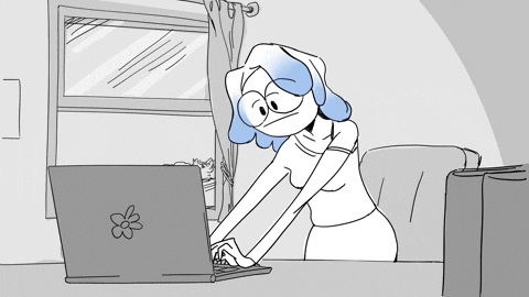 Work From Home Leaf GIF by CC0 Studios