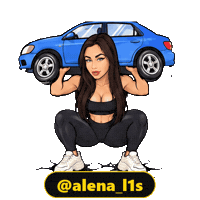 Car Gym Sticker by nanosticker