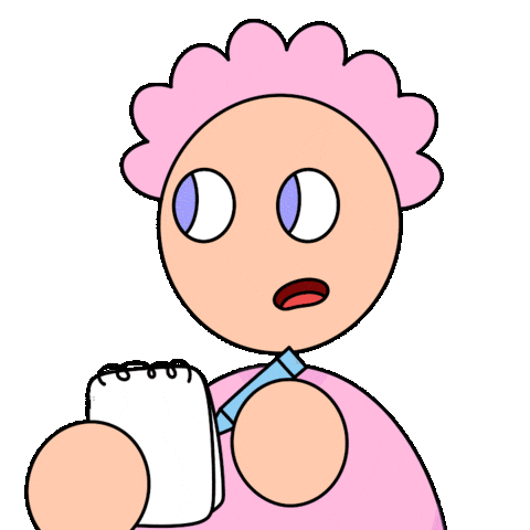 Sticker Write That Down Sticker by Fatman