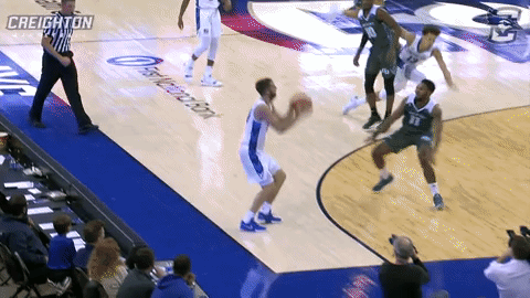 creighton bluejays celebration GIF by Creighton University Athletics