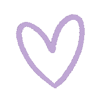 Borahae Purple Heart Sticker
