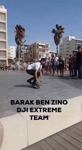 DJI_STORE_ISRAEL giphygifmaker skateboard extreme dji GIF