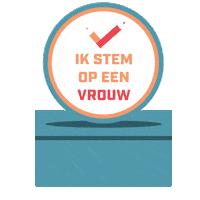 Vote Election Sticker by Stem op een Vrouw