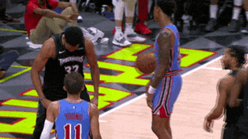 flexing karl-anthony towns GIF by NBA