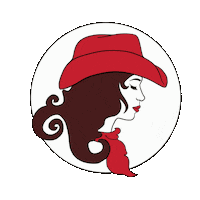 westernpointde head cowgirl hut westernpointde Sticker