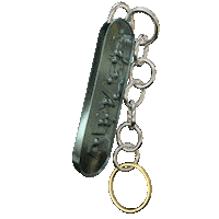 gived loop 3d keychain braille Sticker