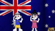 Down Under Australia GIF by Zhotcita