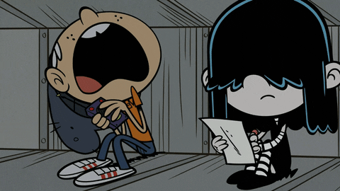 yelling the loud house GIF by Nickelodeon