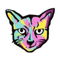 Cat Paul Sticker by WEAREPARI