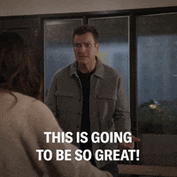 Excited Nathan Fillion GIF by ABC Network