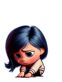 Sad Cry Sticker by Bel Diniz
