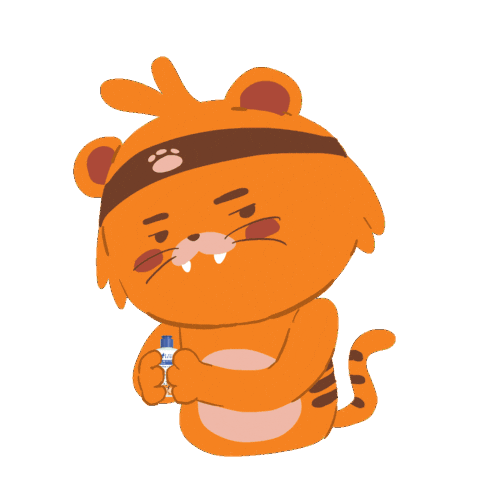 Tiger Harry Sticker by Birth Beyond