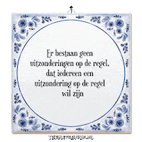 Nl Verandering Sticker by Tegelspreuken.nl