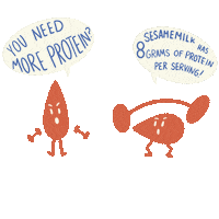 Plantinghope workout sesame sesameseed plantinghope Sticker