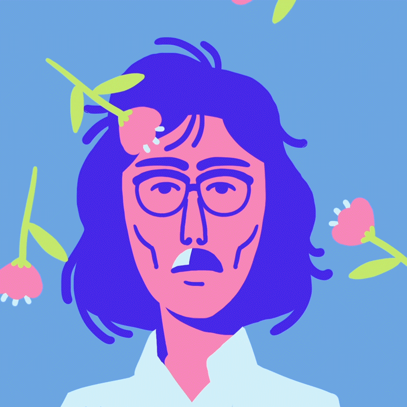 mikemaese giphyupload flower charly garcia mike maese GIF