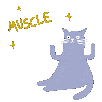 Cat Working Sticker