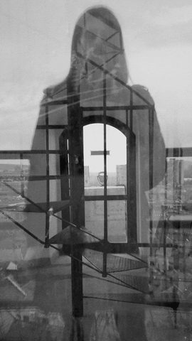 parmakovski giphyupload black and white walking wind GIF