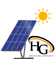 hgengenhariaetecnologia solar sustentabilidade energia solar fotovoltaico Sticker