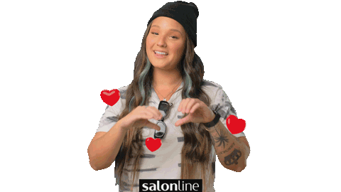 Heart Love Sticker by Salon Line