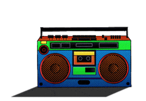 Bounce Speaker Sticker by BURRY JUNIOR