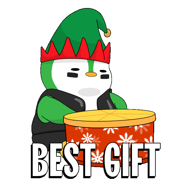 Amazon Christmas Sticker by Pudgy Penguins