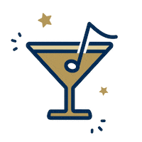 Party Drinks Sticker by The Fortitude Music Hall