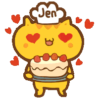 cat love Sticker by DinDong