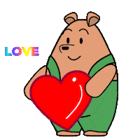 I Love You Hug Sticker