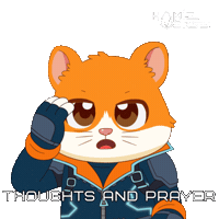 Sad Rest In Peace Sticker by Hamieverse