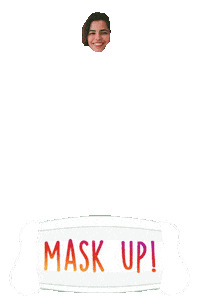 Mask Up Sticker by BORN ON INSTAGRAM