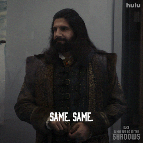 Same Same Samesies GIF by What We Do in the Shadows