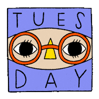 Illustration Face Sticker by Anke Weckmann