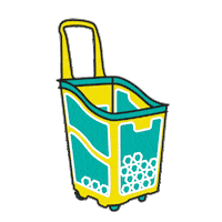 marketingcarttec basket carro retail cart Sticker