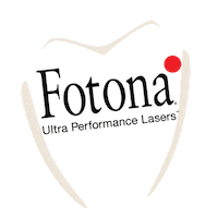 Teeth Laser Sticker by Fotona Lasers