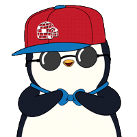 I Love You Heart Sticker by Pudgy Penguins