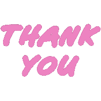 Pink Thank You Sticker