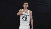 Byu Basketball Go Cougs GIF by BYU Cougars